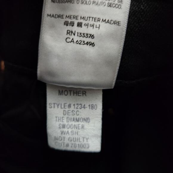 NWT Mother The Diamond Swooner Not Guilty Jean Size 26 - Picture 7 of 10